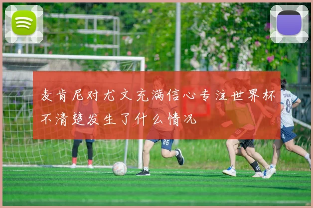 麦肯尼对尤文充满信心专注世界杯不清楚发生了什么情况